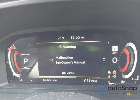 2022 Nissan Rogue Platinum Intelligent Awd z USA, uszkodzony, nr VIN JN8BT3DDXNW271817